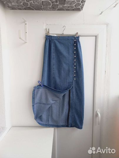 Юбка женская джинсовая 48 р