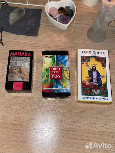 Карты taro уэйта, манара, ошо дзен