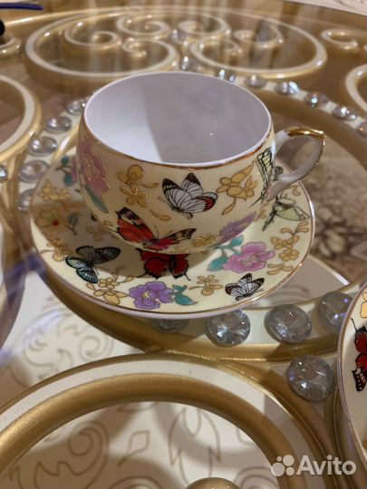 Винтажная чайная пара фарфор Англия