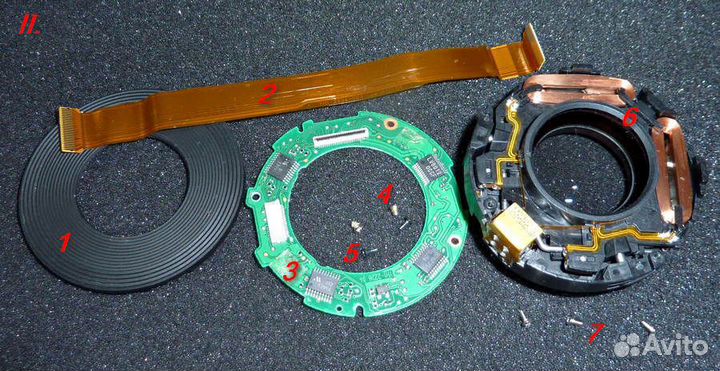 Canon EF 70-300mm 4-5.6 IS USM детали на ремонт