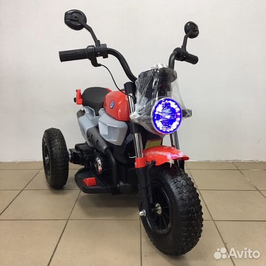 Электромобиль детский - мотоцикл - трицикл