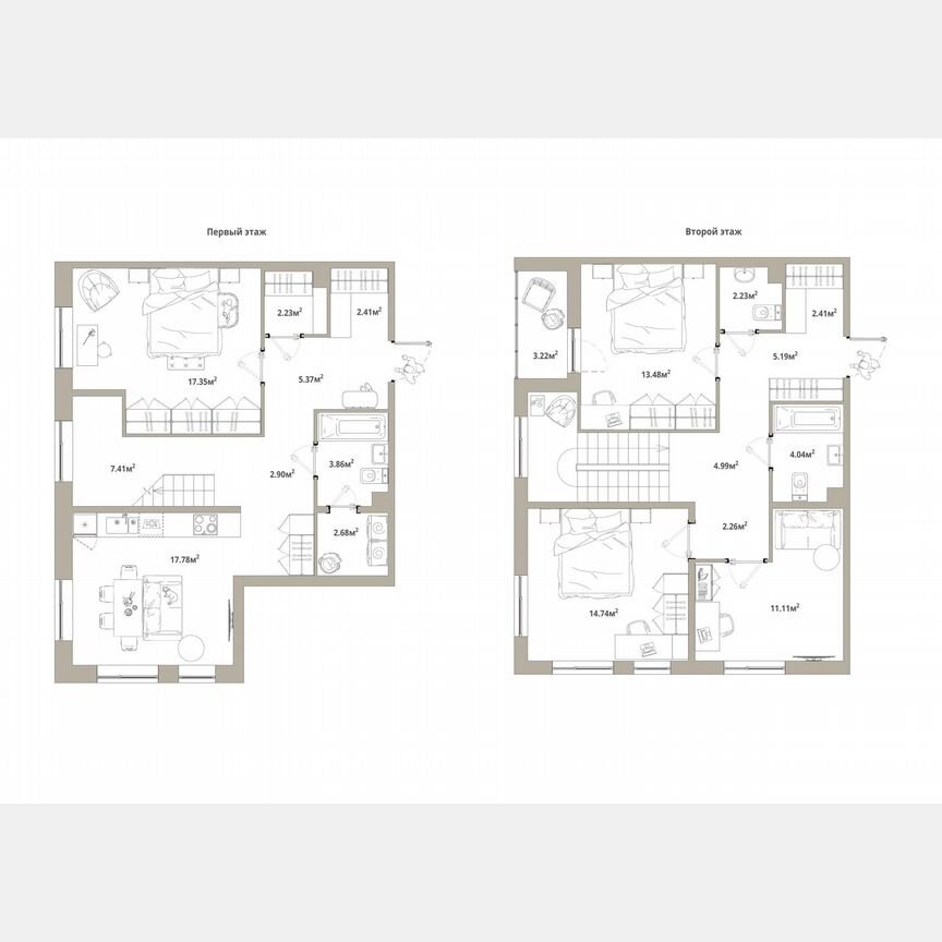 3-к. квартира, 124,1 м², 1/12 эт.