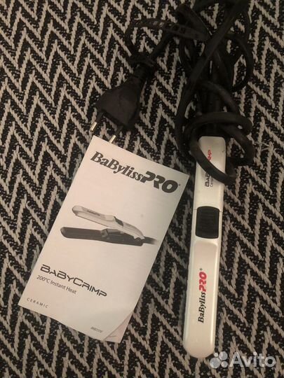 Мини щипцы плойка гофре babyliss pro