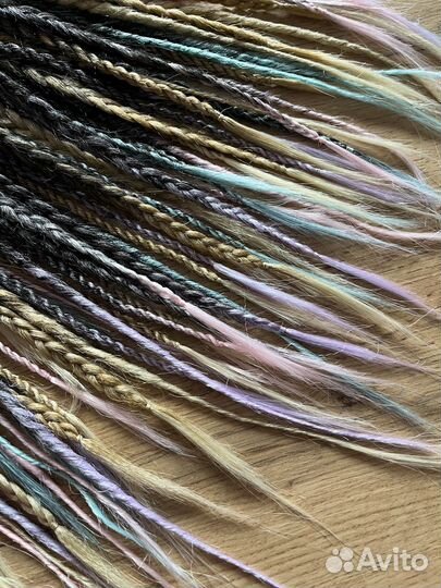 Де дреды черные обмре с косичками