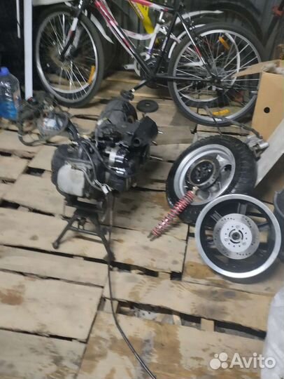 Разборка скутер