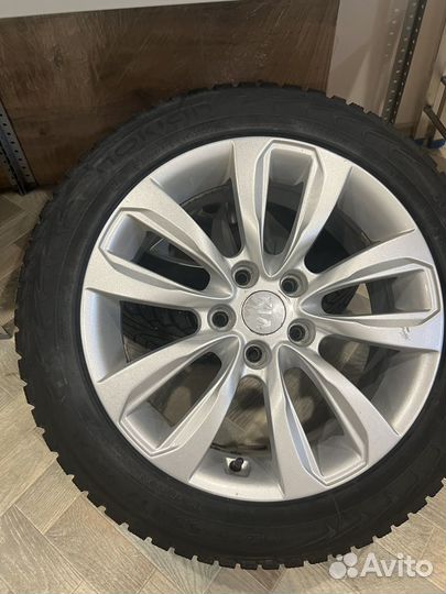 Колеса r17 в сборе на резина зимняя Hakkapellita