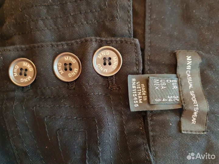 Брюки mango широкий клеш