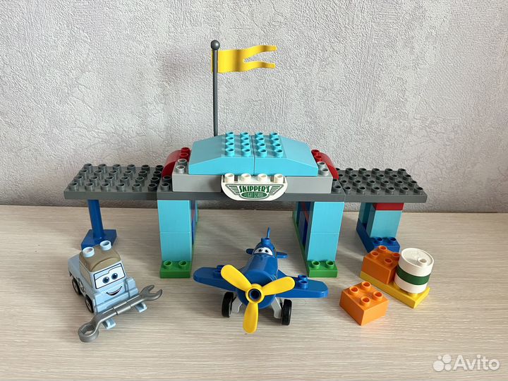 Лего дупло 4 набора тачки Маквин + Дасти + Автовоз