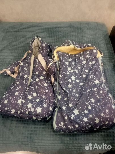 Конверт из овчины / комбезик/ комплект на выписку