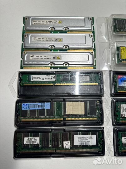 Sdram, rdram, DDR1 (оперативная память)