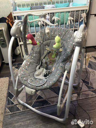 Электронные качели шезлонг