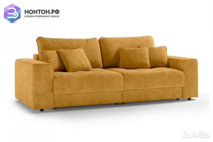Диван еврокнижка Конте желтый