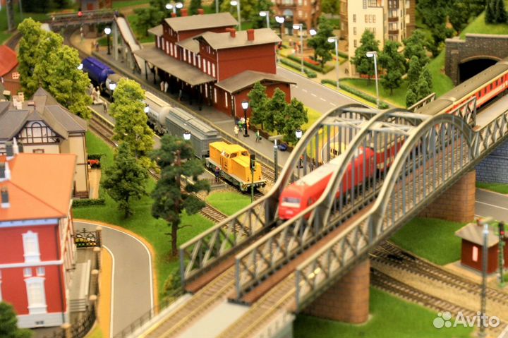 Макет железной дороги с цифровым управлением