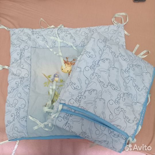 Бортики в детскую кроватку бу