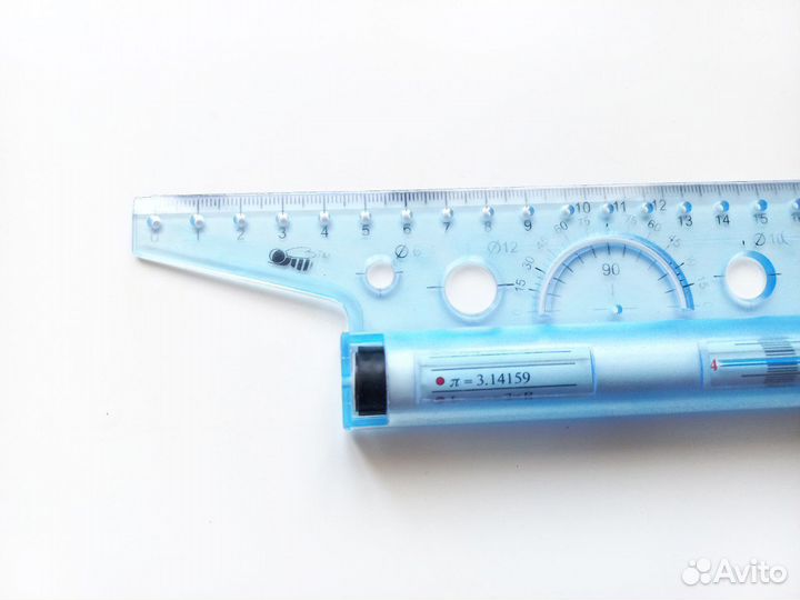 Роликовая рейсшина чертежная 22 см