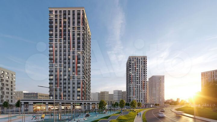 2-к. квартира, 76,8 м², 9/13 эт.