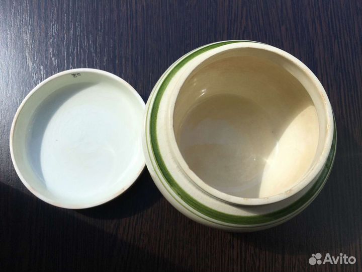 Шкатулка,горшочек зик Конаково СССР