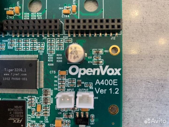 OpenVox A400E - аналоговая плата на 4 порта +2FXO