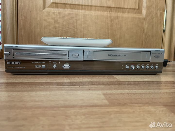 Dvd vhs рекордер Philips dvdr 3320V. Оцифровка vhs