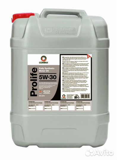 Comma 5W30 prolife (20L) масло мот. синт acea