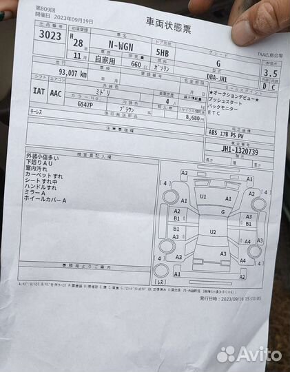 Honda N-WGN 0.7 CVT, 2016, 93 000 км