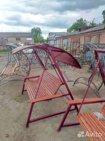 Садовые качели лофт