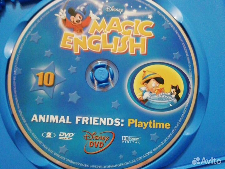 Dvd диски мультфильмы русск англ. 10шт