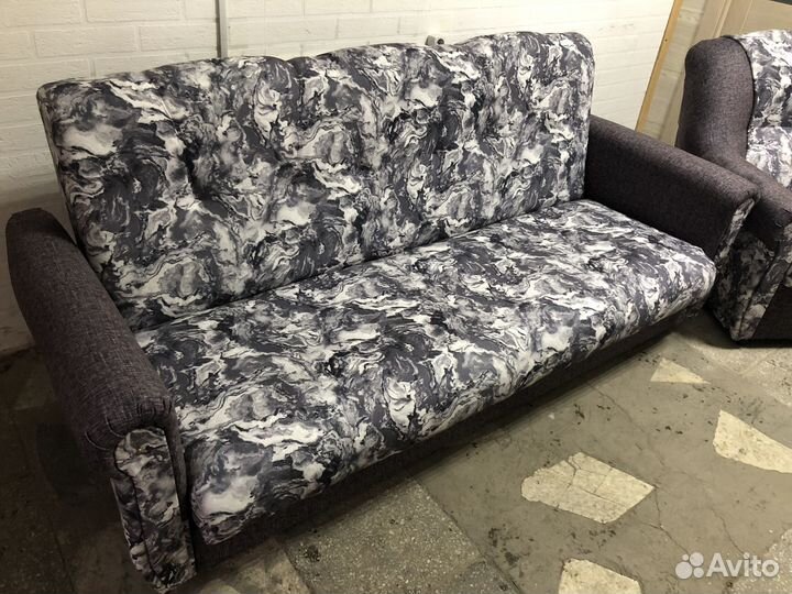Диван книжка + два кресла