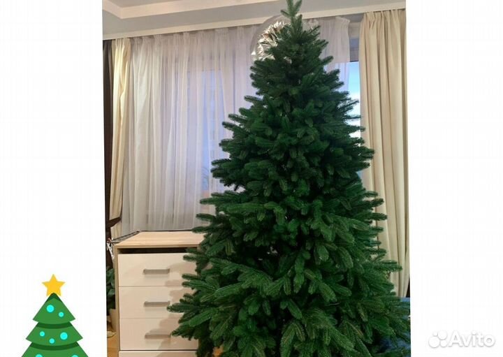 Новогодняя ель литая 2,1 м, premium