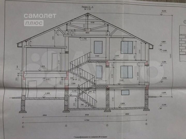 Дом 396,6 м² на участке 8 сот.