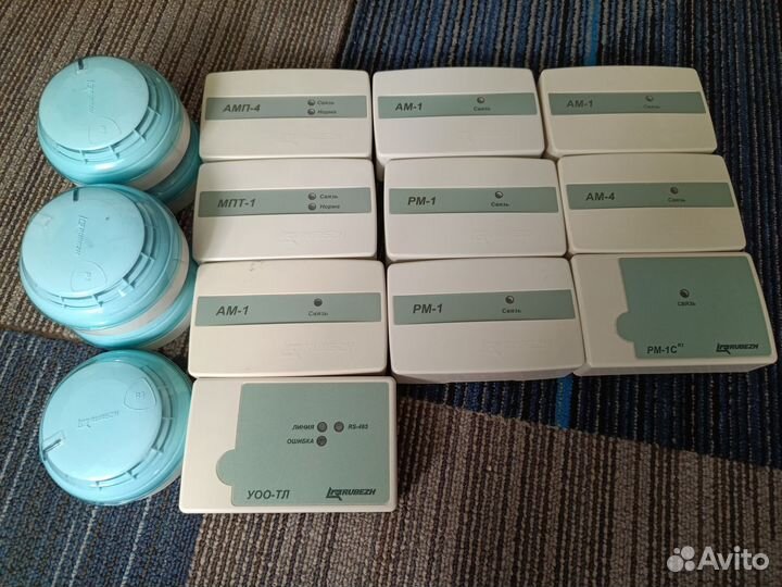 Рубеж r1. Извещатели и рм