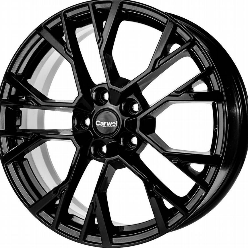 Диски Carwel Камак 7x18 5x108 ET33 D60.1 BL