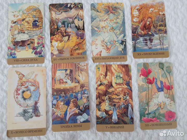 Таро викторианских фей, Оракул, карты