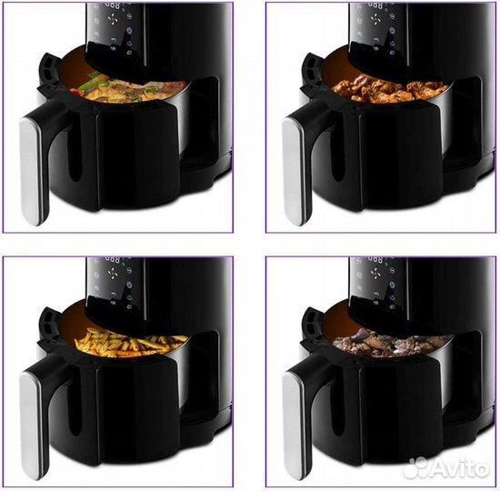 Аэрогриль новый Kitfort KT-2225 черный