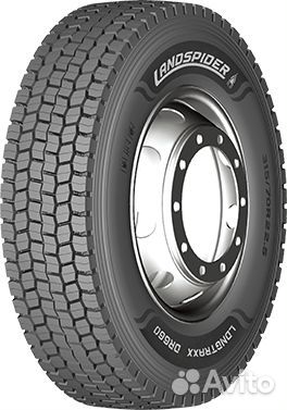 Шина грузовая 245/70 R19.5 Landspider Longtraxx DR660 Ведущая 136/134M
