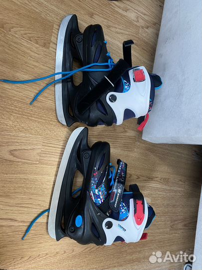 Коньки детские трансформеры 34-37