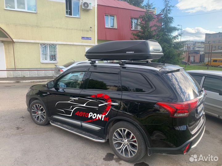 Бокс на крышу Bonus 425л на Митсубиси Аутлендер