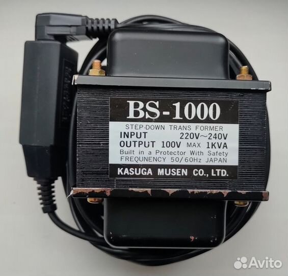 Понижающий трансформатор 220-110 1000 вт Япония