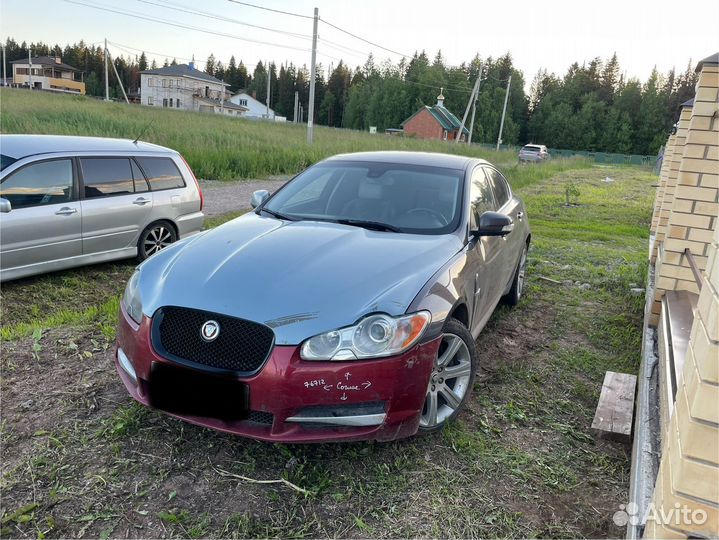 Бампер jaguar xf передний всборе