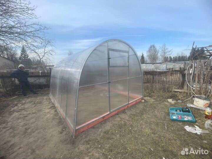 Теплица 3 на 6 из поликарбоната