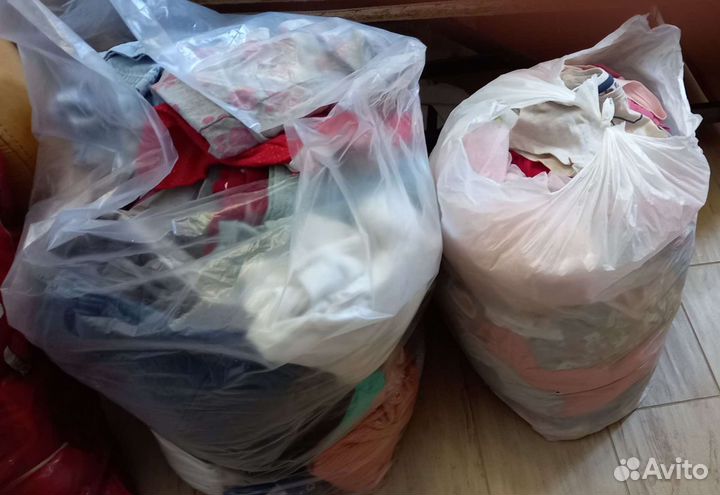 Мешок фирменных вещей и обуви на девочку