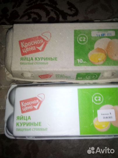 Ячейки для яиц в идеальном состоянии