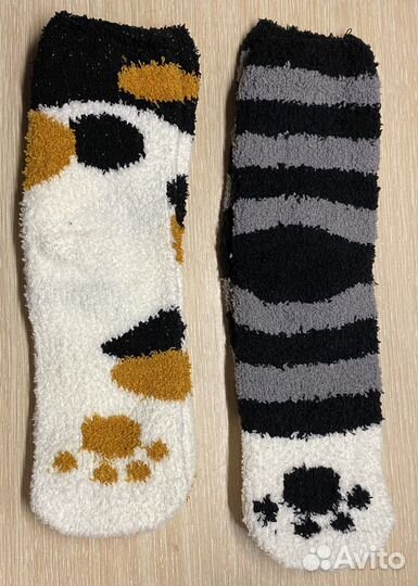 Носки в виде кошачьих лапок