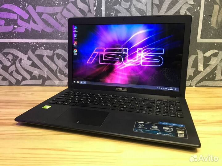 Шустрый ноутбук Asus Intel/2видеокарты/SSD