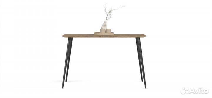 Стол обеденный Ланс 120 Wood Brown, Черный