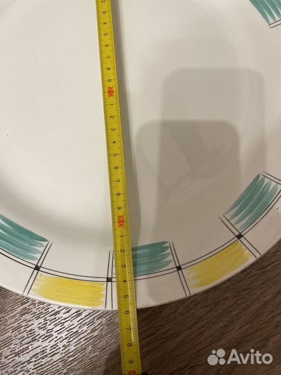 Большое блюдо тарелка СССР зик