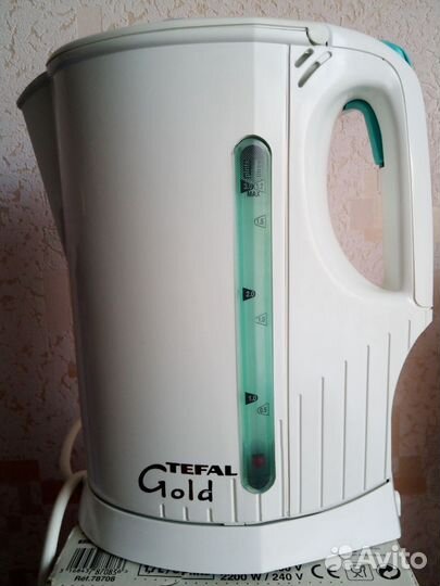 Чайник электрический новый Tefal Gold