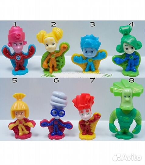 Коллекция киндер Фиксики