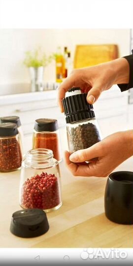 IKEA (икеа) набор: мельница и банки игэрдиг новые
