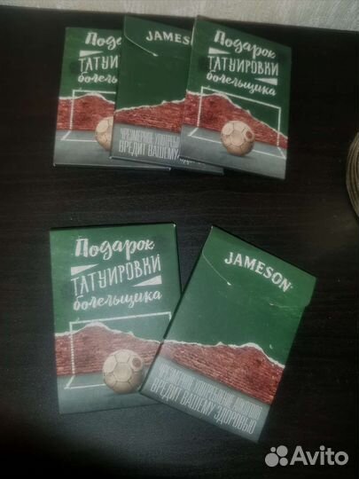 Переводные татуировки болельщика джемесон Jameson